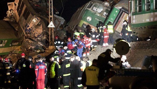 Железнодорожная катастрофа в Польше
