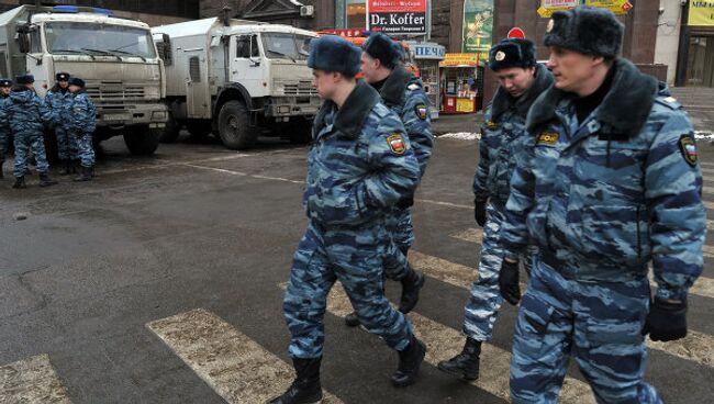 Усиление мер безопасности в связи с акцией в поддержку В.Путина