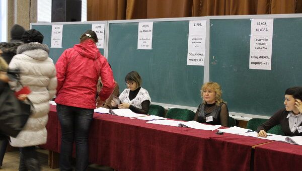 Избирательный участок в Набережных Челнах 