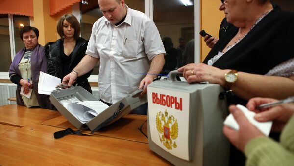 Подсчет голосов по выборам президента РФ 