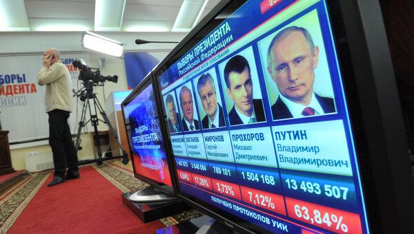 Подведение итогов выборов президента РФ