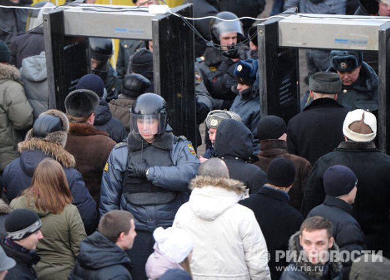 Митинг За честные выборы на Пушкинской площади в Москве