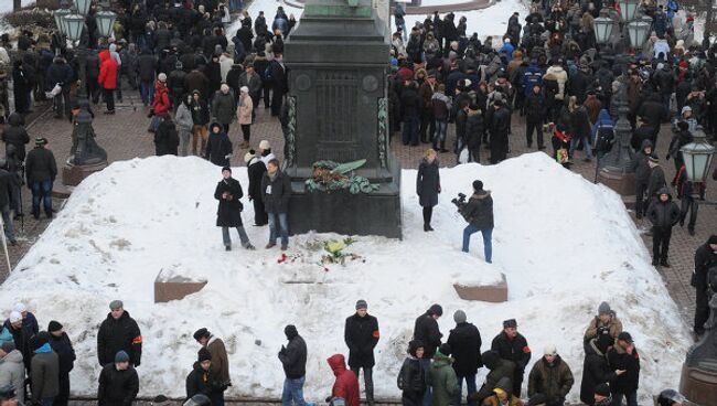 Митинг За честные выборы на Пушкинской площади в Москве