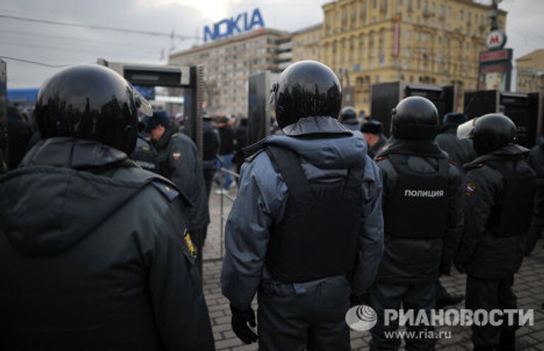 Митинг За честные выборы на Пушкинской площади в Москве