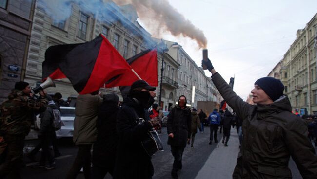 Митинг оппозиции в Санкт-Петербурге