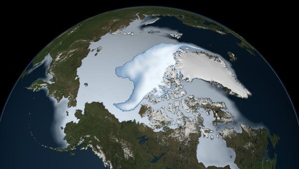Арктические льды, ноябрь 2012 года