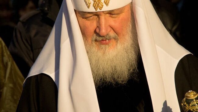 Патриарх Московский и всея Руси Кирилл в Покровском женском монастыре