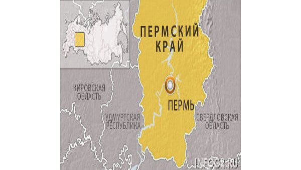 Пермский край, Пермь. Карта