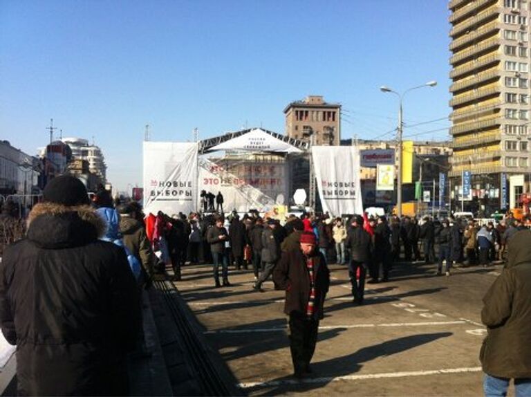 Подготовка митинг 10 марта арбат репортер