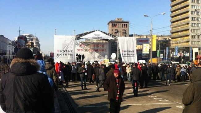 Подготовка митинг 10 марта арбат репортер