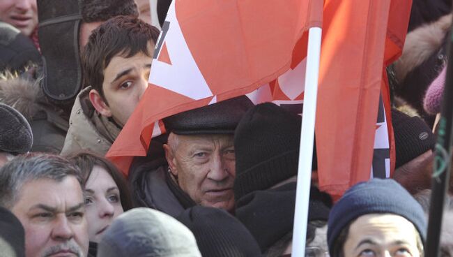 Митинг За честные выборы на Новом Арбате. Архив