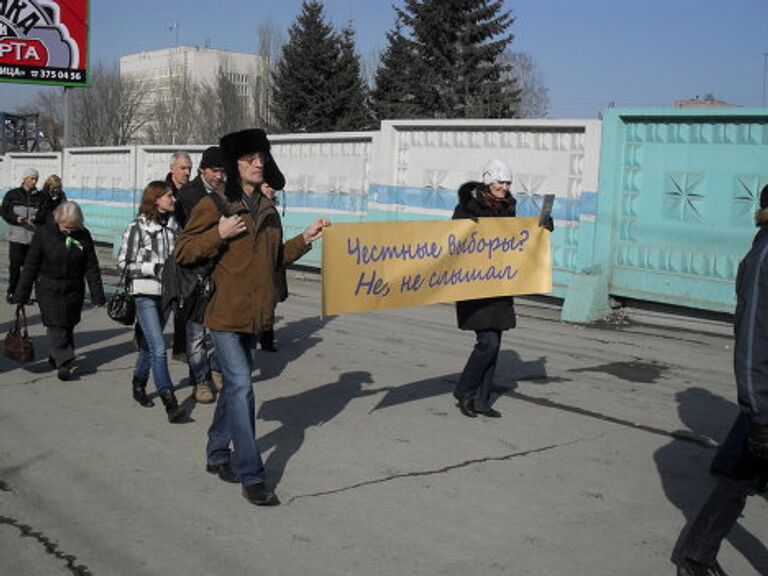 Митинг 10 марта в Новосибирске 