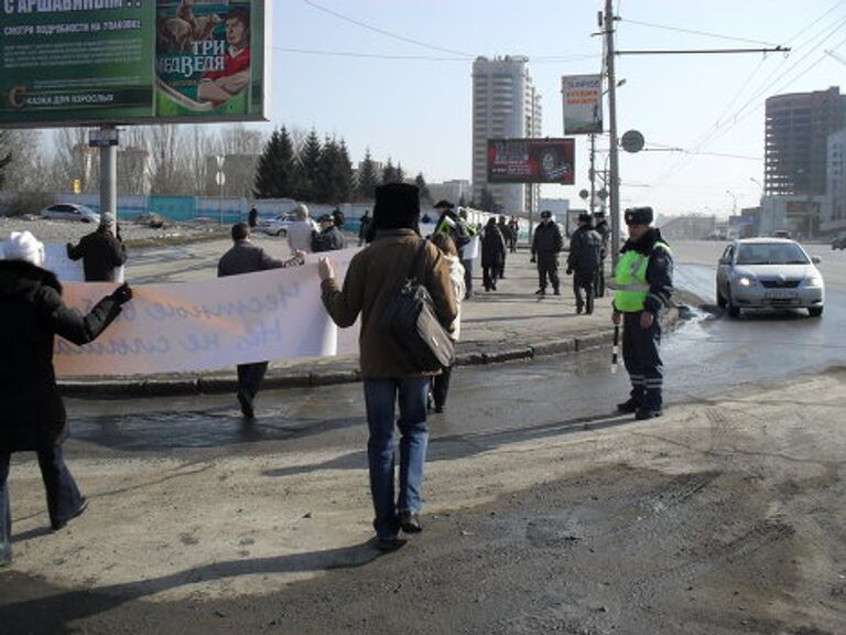 Митинг 10 марта в Новосибирске 