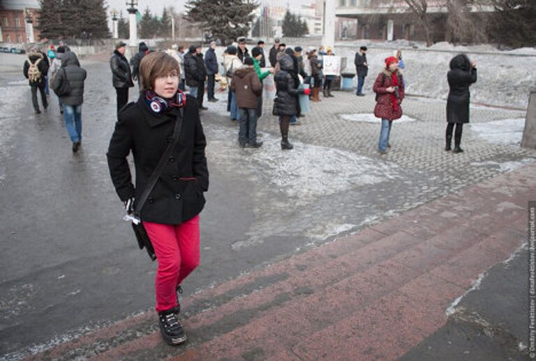 Митинг в Омске За честную власть