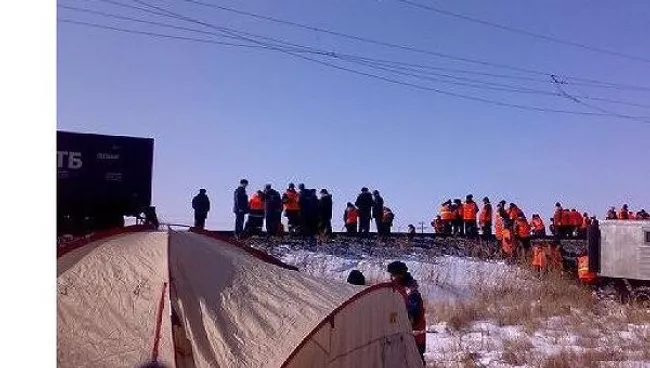 Сход с рельсов вагонов в Еврейской автономной области