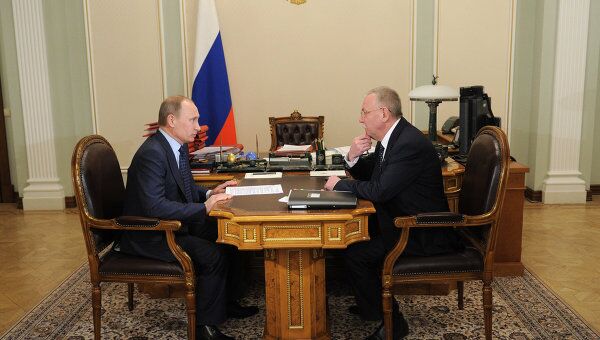 Премьер-министр РФ В.Путин встретился с главой Карелии А.Нелидовым