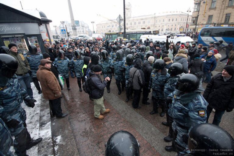 Митинг выборы акция оппозиция задержания Петербург