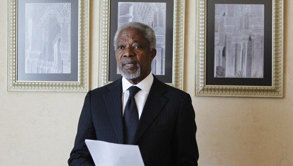 Специальный представитель ООН и ЛАГ Кофи Аннан