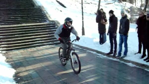 Велобайкеры в Киеве
