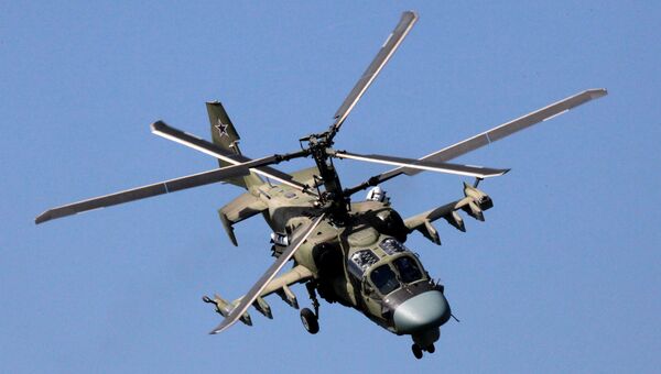 Вертолет Ка-52 Аллигатор. Архивное фото.