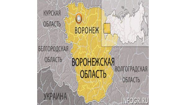 Карта Воронежской области 
