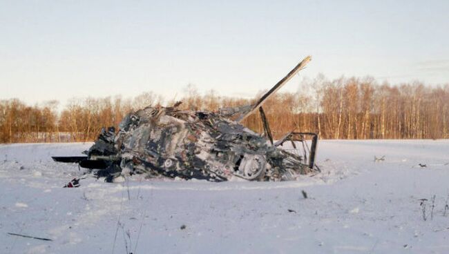 Крушение военного вертолета Ка-52 в Торжке