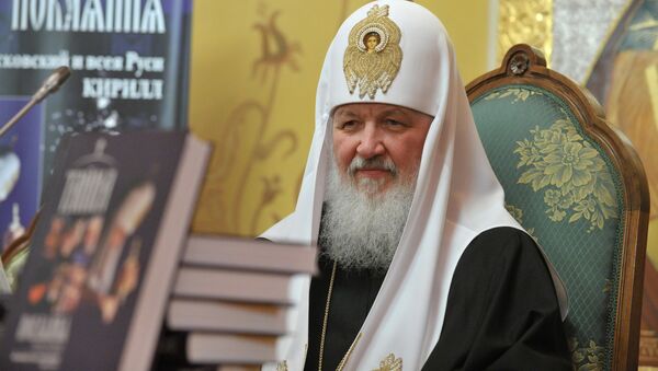 Патриарх Кирилл представил свою новую книгу проповедей. Архивное фото