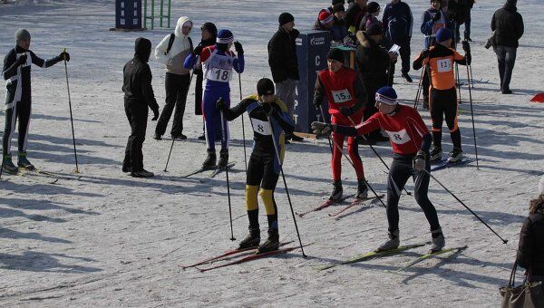 Омск лыжи спартакиада спорт