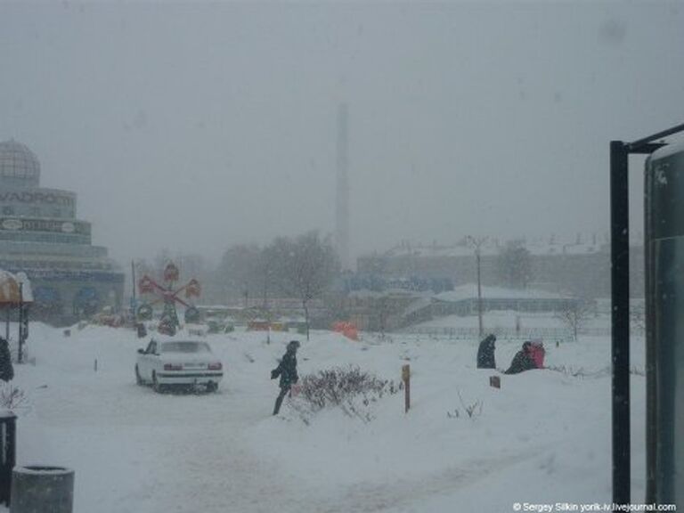 Иваново и Бердск в снегу