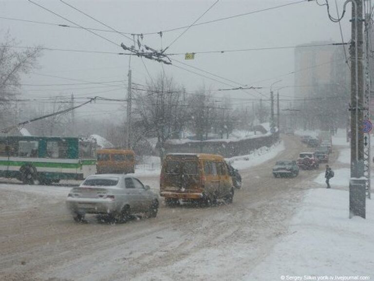 Иваново и Бердск в снегу