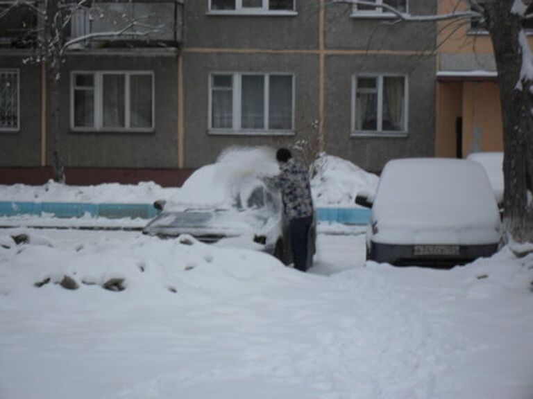 Иваново и Бердск в снегу