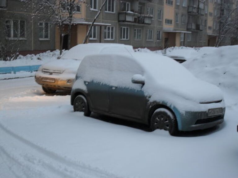 Иваново и Бердск в снегу