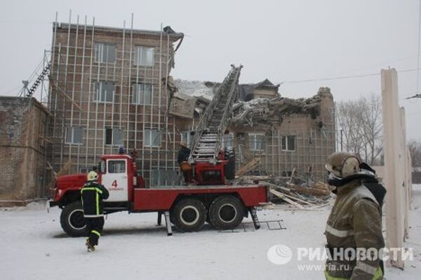 В Челябинске обрушилось офисное здание