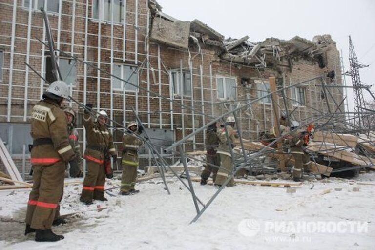 В Челябинске обрушилось офисное здание