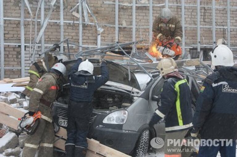 В Челябинске обрушилось офисное здание