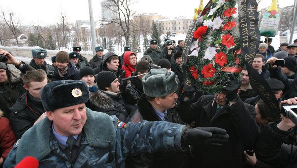 Акция протеста против полицейского произвола в Казани