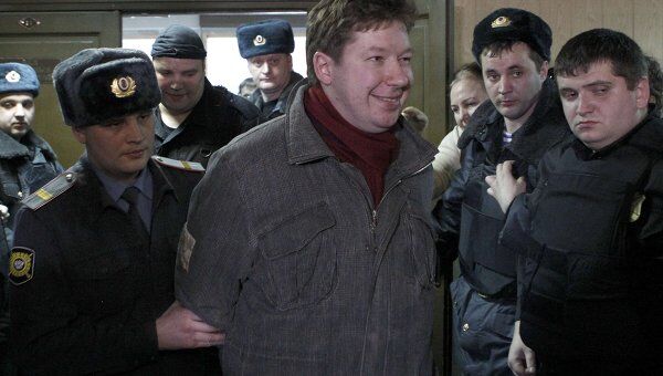 Бизнесмен Алексей Козлов после оглашения приговора