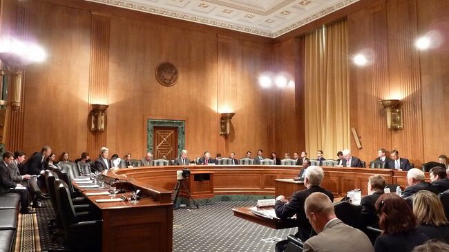 Слушания в финансовом комитете сената США по вопросу отмены поправки Джексона-Вэника в отношении России.