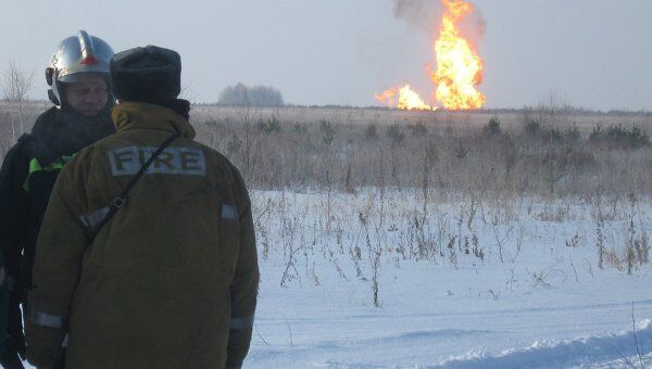 Авария на газопроводе в Челябинской области