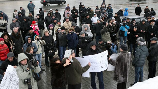 Митинг Против произвола полиции в Казани