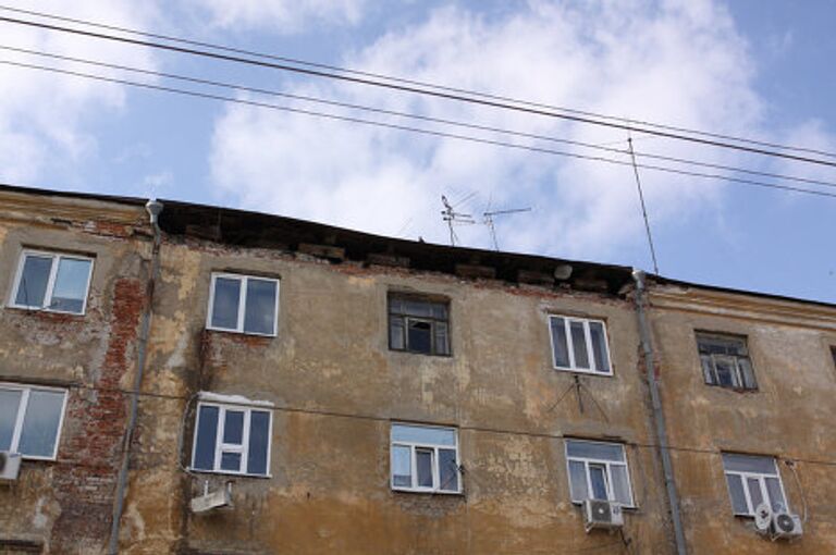 В Самаре обвалилась стена жилого дома