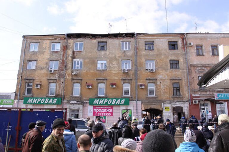 В Самаре обвалилась стена жилого дома