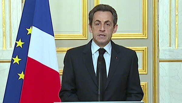 Президент Франции Николя Саркози 