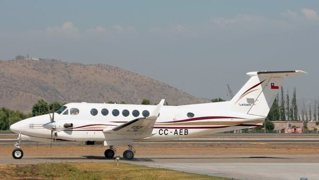 Пропавший в Чили самолет Beechcraft BE 300 