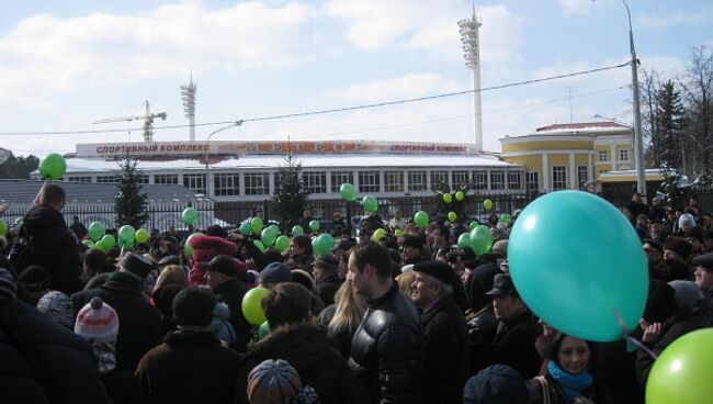 Акция протеста в Жуковском. Архив