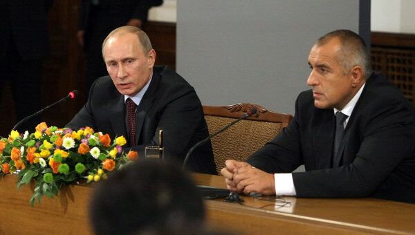 Пресс-конференция премьер-министров РФ и Болгарии Владимира Путина и Бойко Борисова
