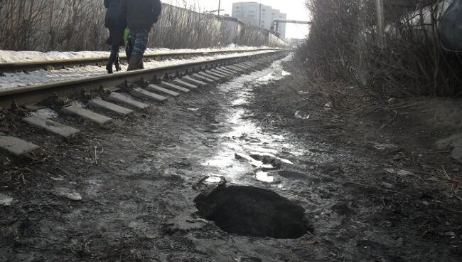 яма Бердск Новосибирская область пешеход безопасность