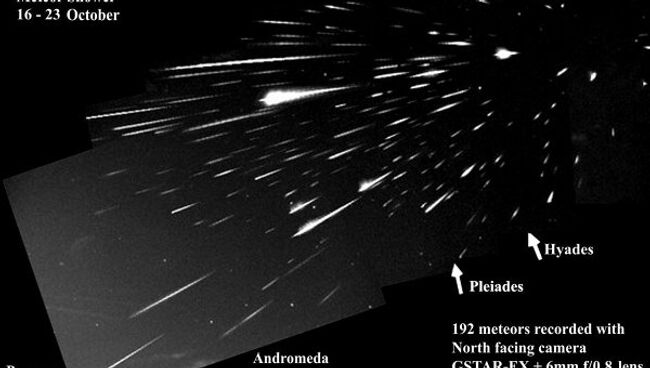 Метеорный поток Ориониды в октябре 2007 года
