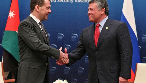 Президент РФ Д.Медведев встретился с королем Иордании Абдаллой II в Сеуле