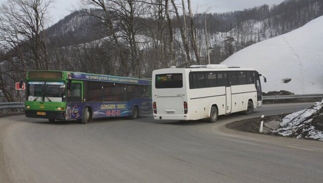 Тестирование автомобильных дорог горного кластера прошло в Сочи